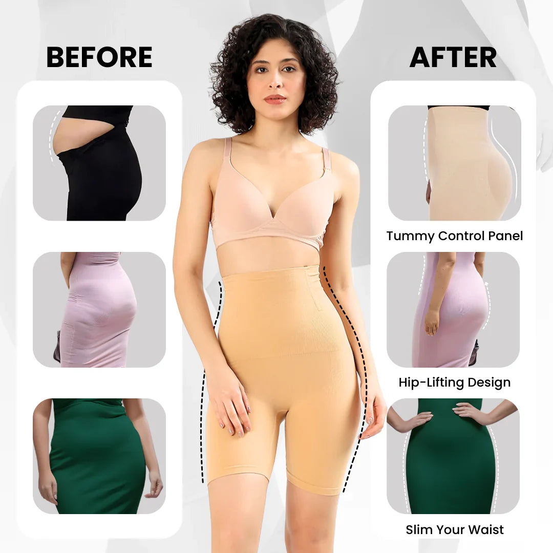High Waist Tummy Shaper Shorts