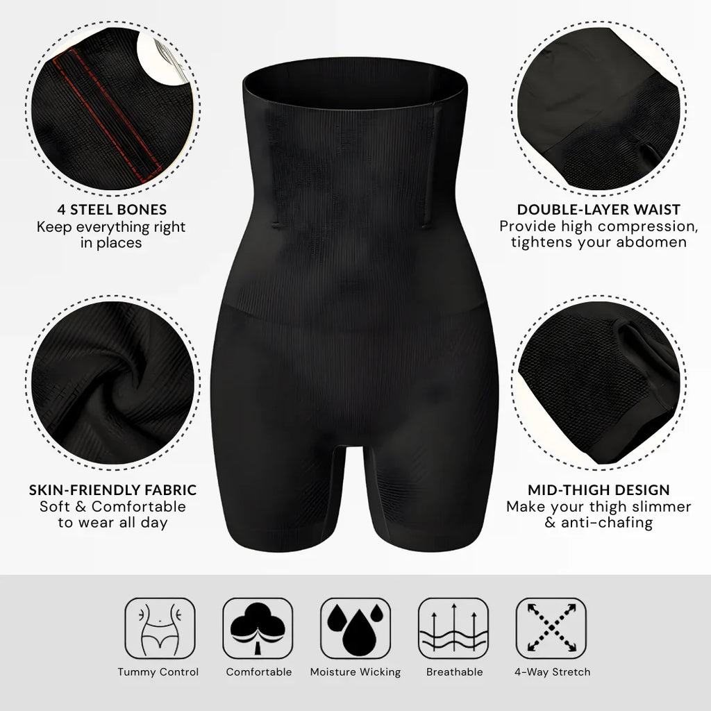 High Waist Tummy Shaper Shorts